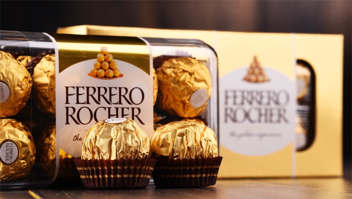 As well as Ferrero Rocher, Ferrero owns brands like Kinder and Nutella
